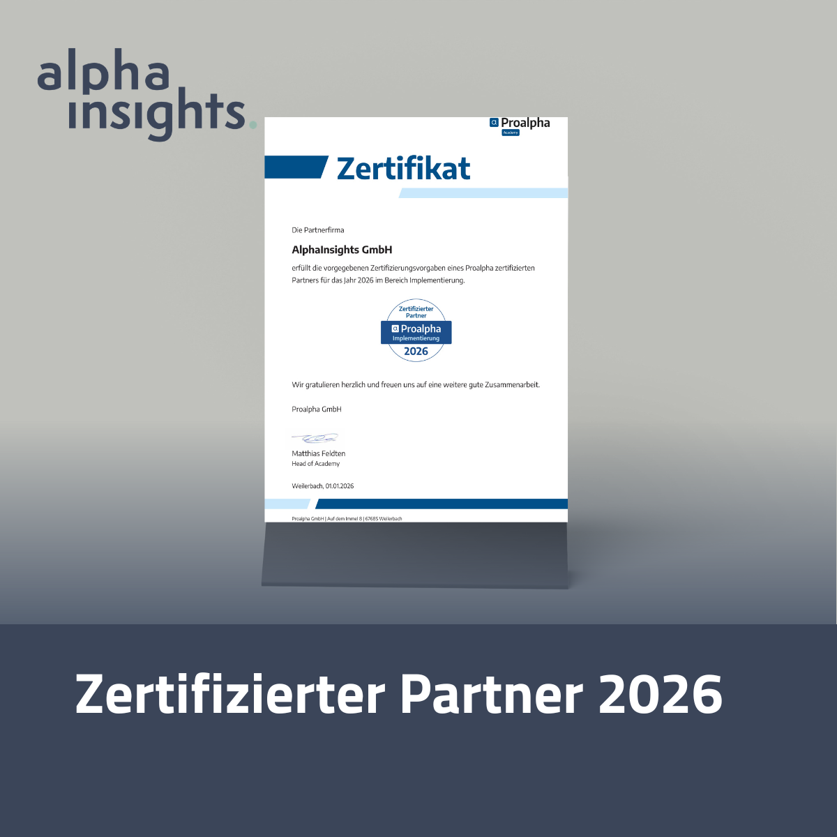 Zertifizierung PA_2026